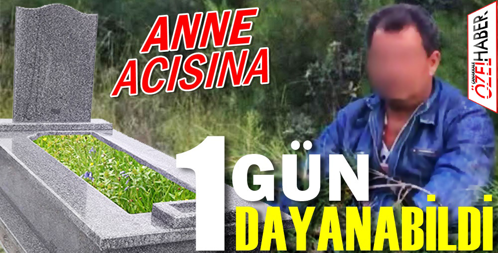 ANNESİNİN ARDINDAN YAŞAMINA SON VERDİ..!