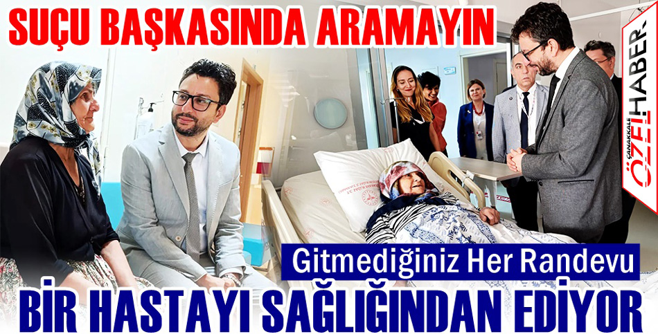 200 BİNE YAKIN DOKTOR RANDEVUSUNA GİDİLMEMİŞ..!