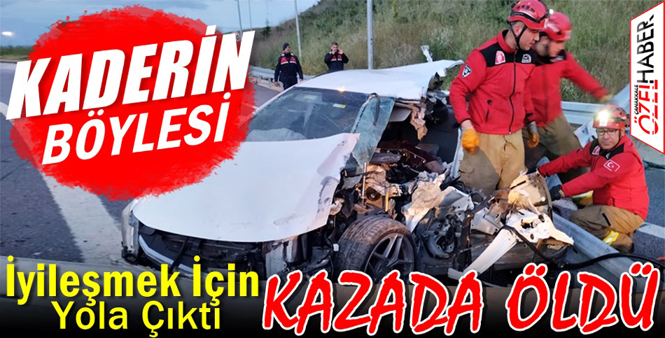 AZRAİL PEŞİNİ BIRAKMADI… HASTALIKTAN KAÇARKEN TRAFİK CANAVARINA YAKALANDI..!