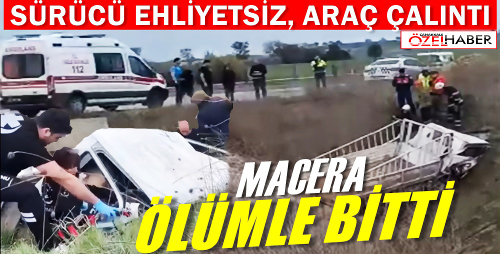 ÇALINTI ARAÇTA CAN VERDİ..!