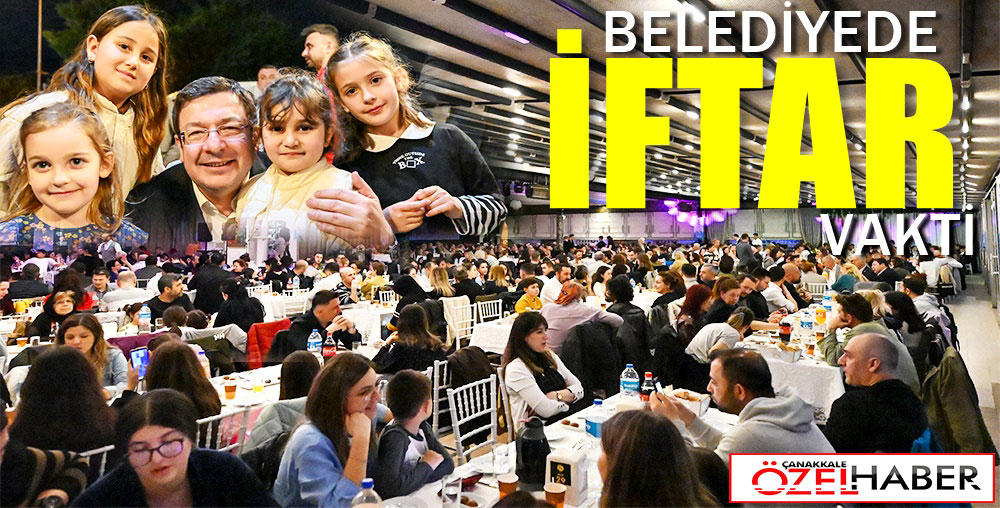 BAŞKAN ERKEK, BELEDİYE PERSONELİYLE İFTARDA BULUŞTU..!