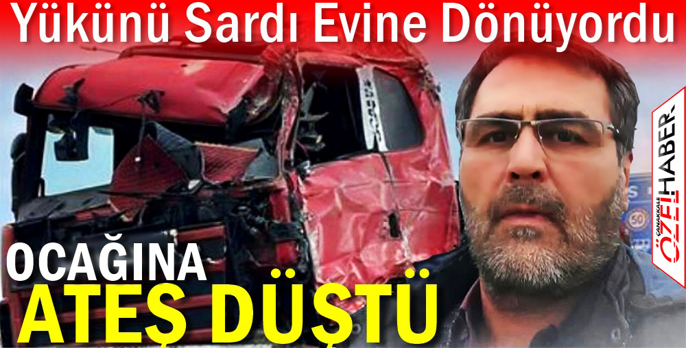 ŞARAMPOLE DEVRİLEN TIRDA CAN VERDİ..!