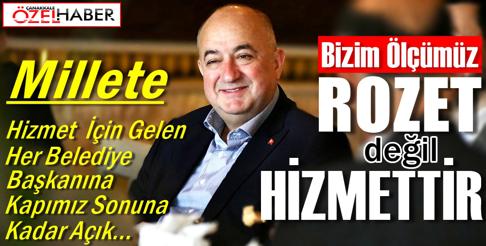 SEÇİMLER BİTER, HİZMET MARATONU BİTMEZ..!