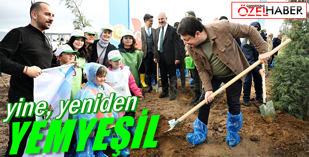 20 BİN FİDAN TOPRAKLA BULUŞTU..!