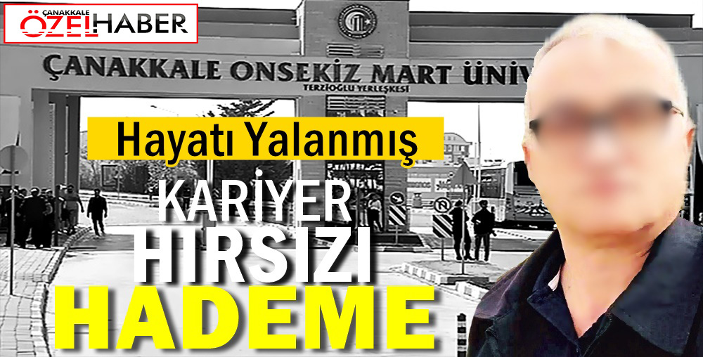 ÖĞRENCİLİĞİ, DİPLOMASI, KARİYERİ HEPSİ SAHTE..!