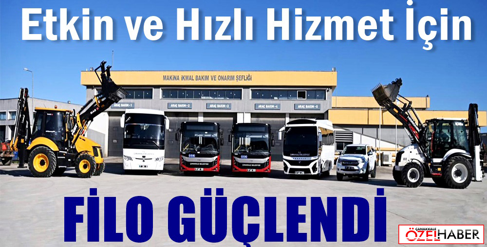 BELEDİYE ARAÇ PARKINA YATIRIM YAPTI..!