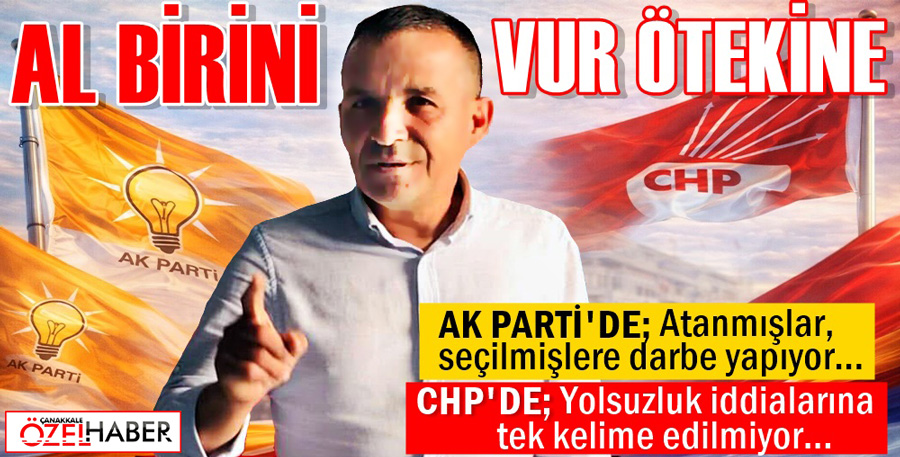 AK PARTİ’YE SAĞ, CHP’YE SOL VURDU..!
