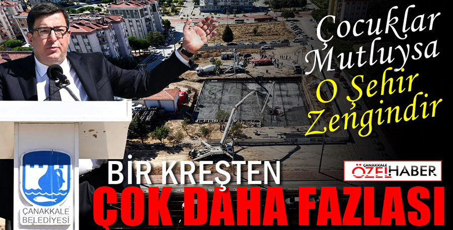 EKOLOJİK KREŞİN TEMELİ ATILDI..!