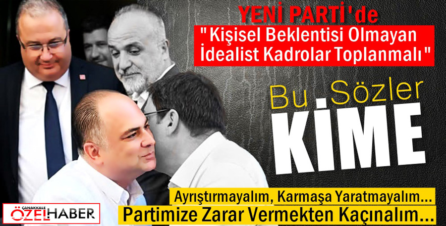 PARTİ YENİ, KAVGA ESKİ..!