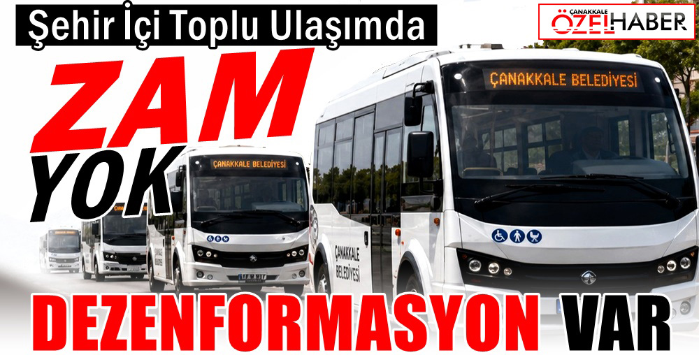 BELEDİYEDEN RAHATLATAN AÇIKLAMA..!